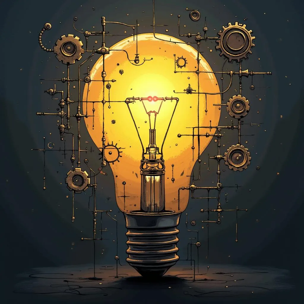 Símbolo de innovación y nuevas ideas